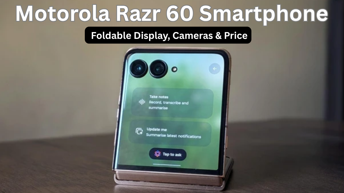 Motorola Razr 60 Smartphone: Foldable Display, Cameras & Price