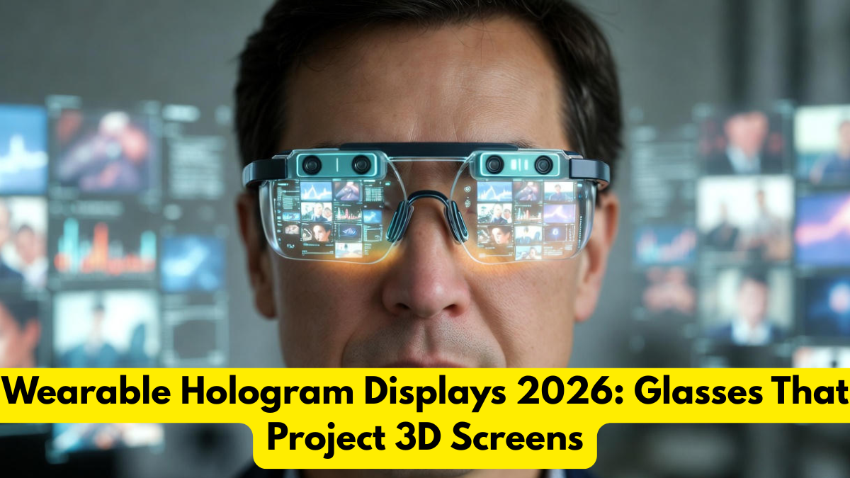 Wearable Hologram Displays 2026: Glasses That Project 3D Screens