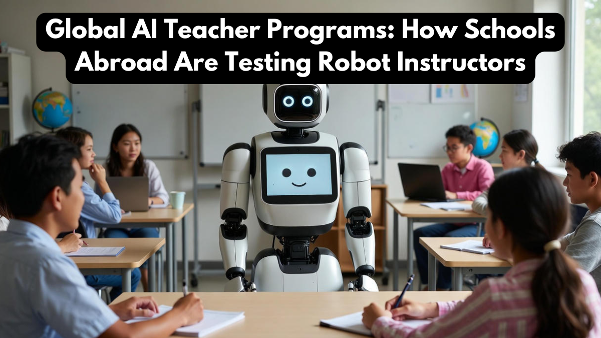 Global AI Teacher Programs: How Schools Abroad Are Testing Robot Instructors
