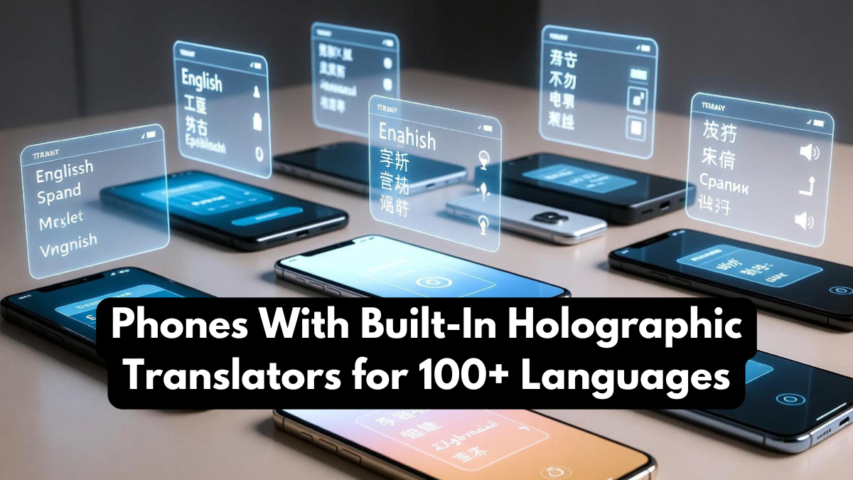 Phones With Built-In Holographic Translators for 100+ Languages