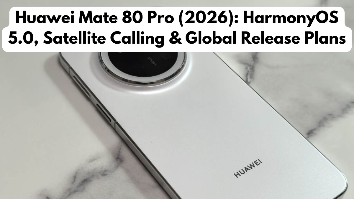 Huawei Mate 80 Pro (2026): HarmonyOS 5.0, Satellite Calling & Global Release Plans