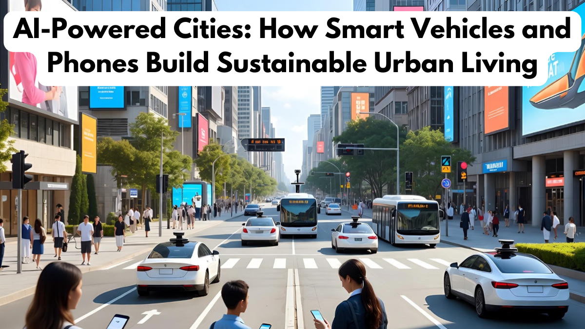 AI-Powered Cities: How Smart Vehicles and Phones Build Sustainable Urban Living