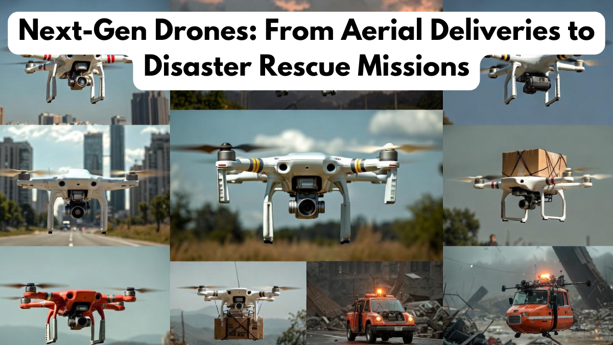 Next-Gen Drones: From Aerial Deliveries to Disaster Rescue Missions