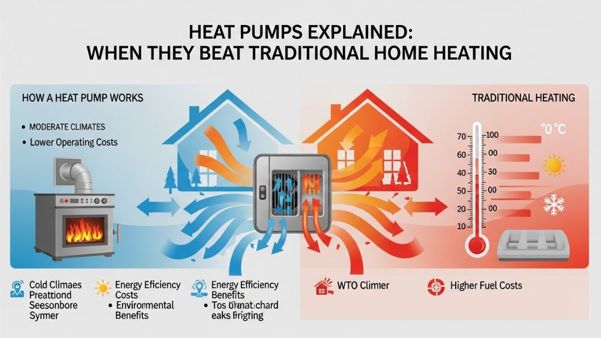 Heat Pumps Explained When They Beat Traditional Home Heating