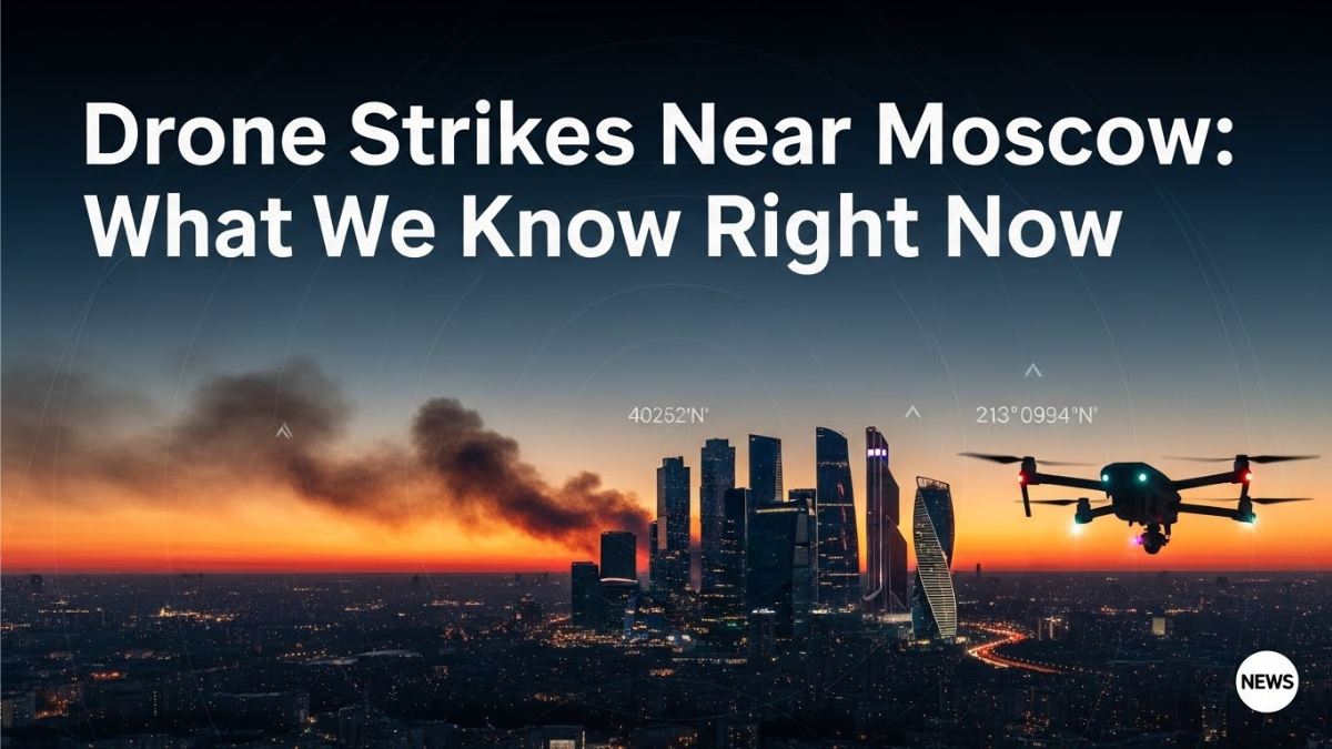 Drone Strikes Near Moscow: What We Know Right Now