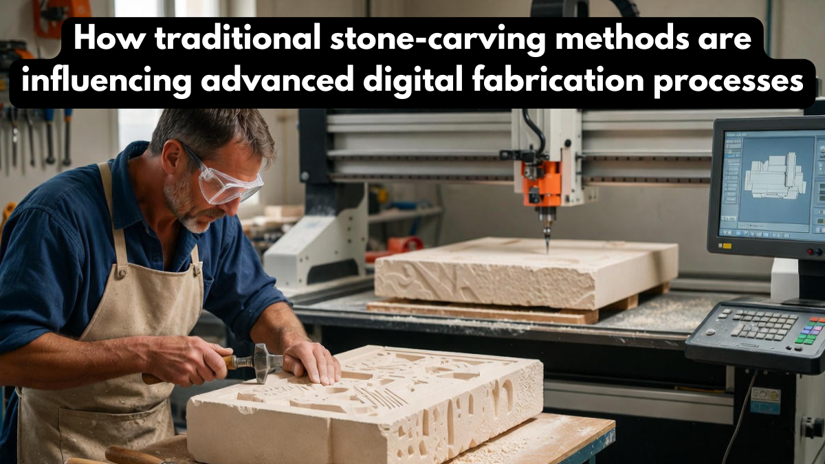 How traditional stone-carving methods are influencing advanced digital fabrication processes