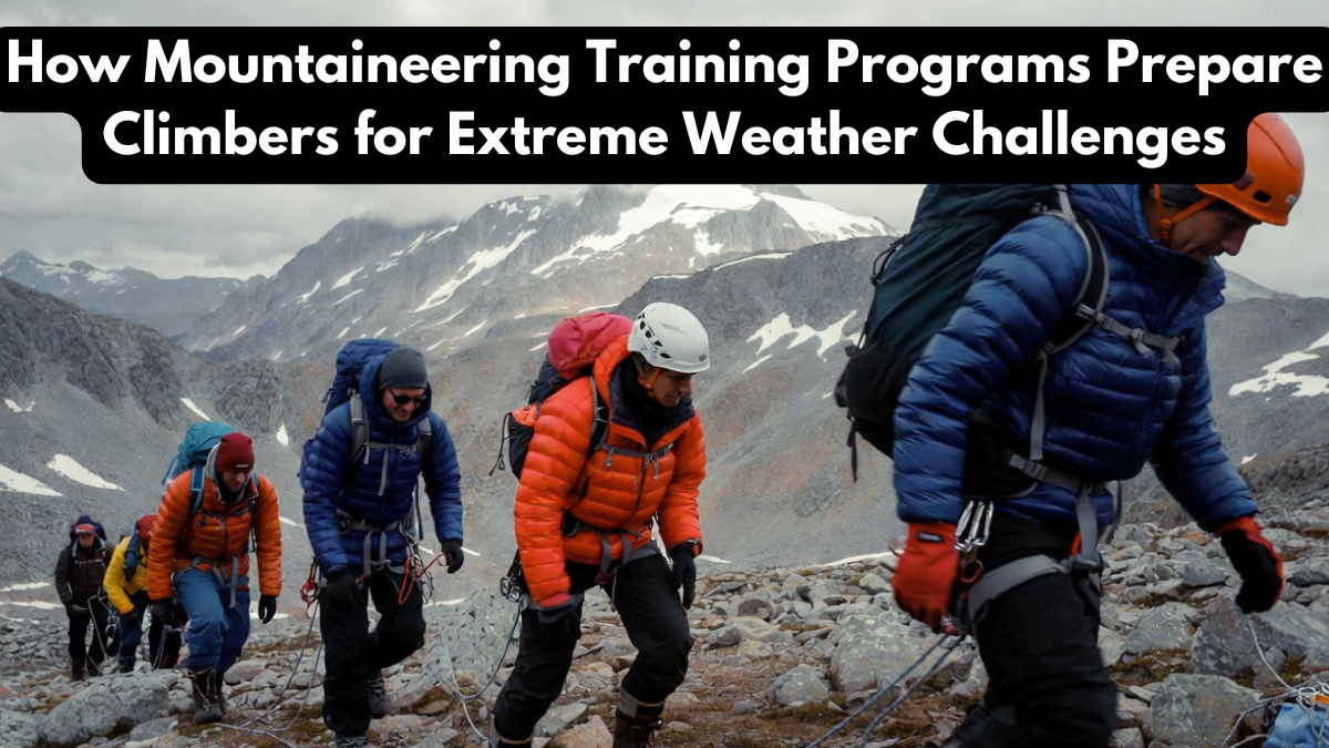 How Mountaineering Training Programs Prepare Climbers for Extreme Weather Challenges