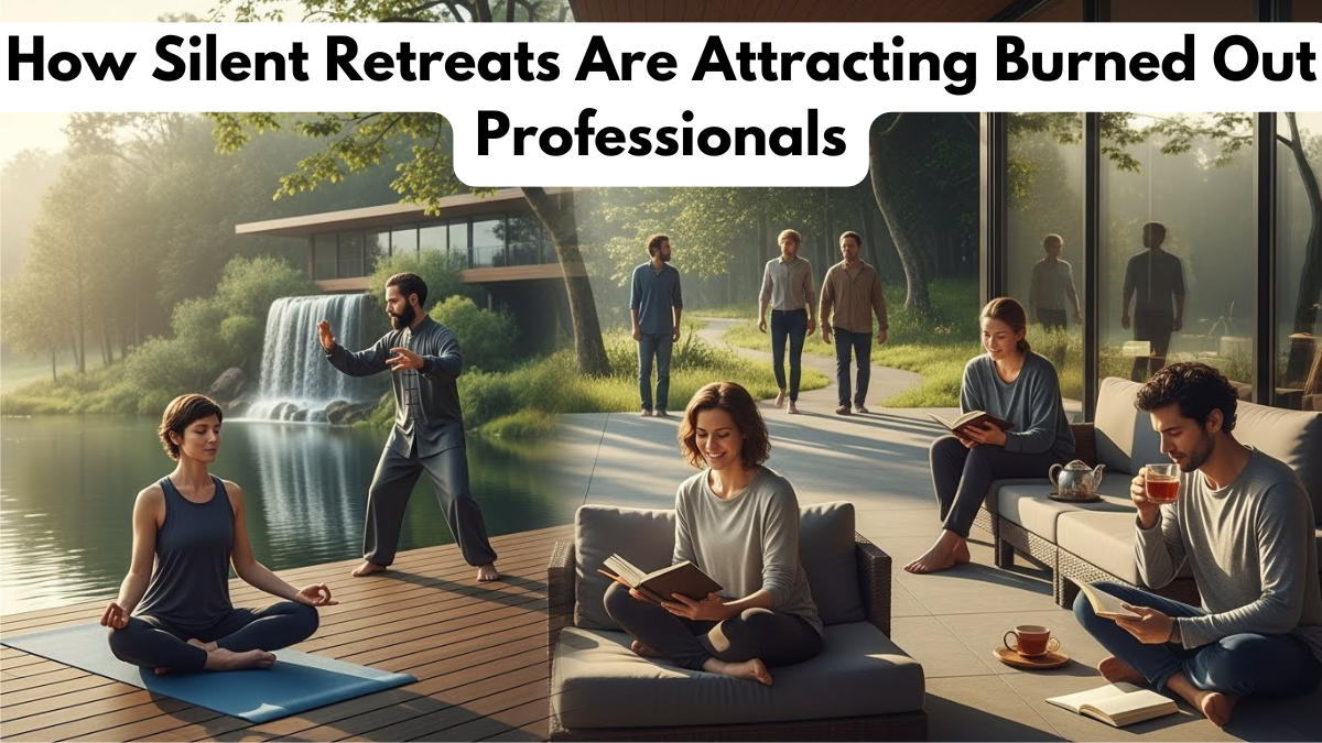 How Silent Retreats Are Attracting Burned Out Professionals