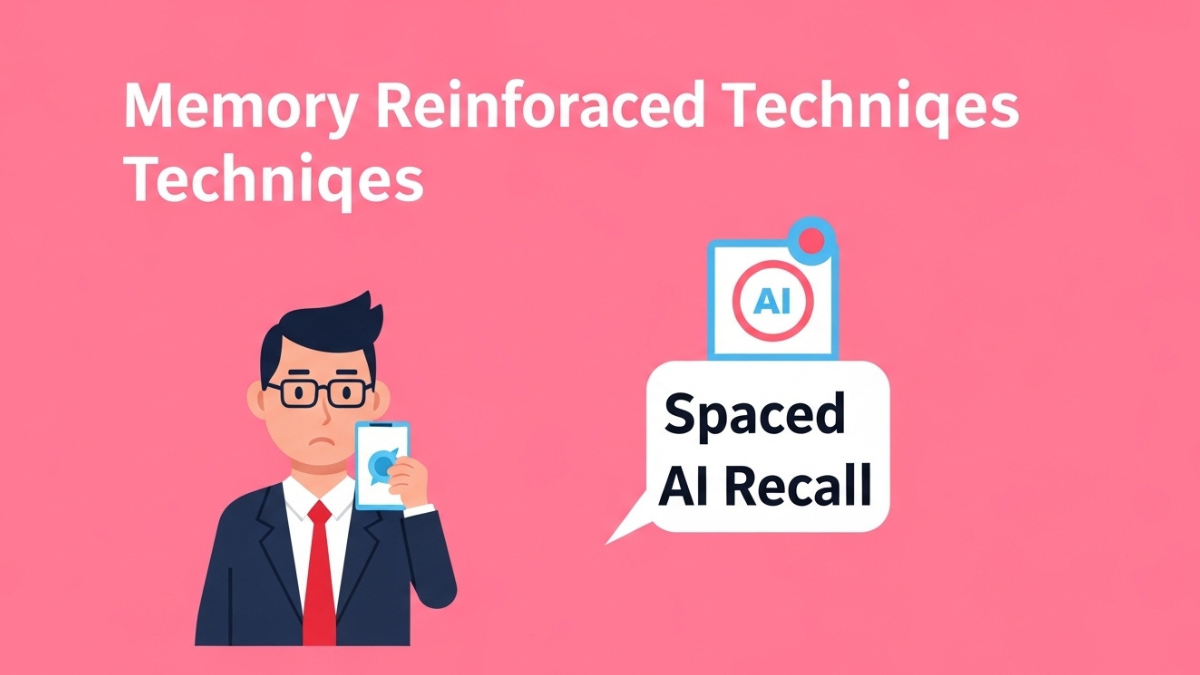 Memory Reinforcement Techniques Using Spaced AI Recall