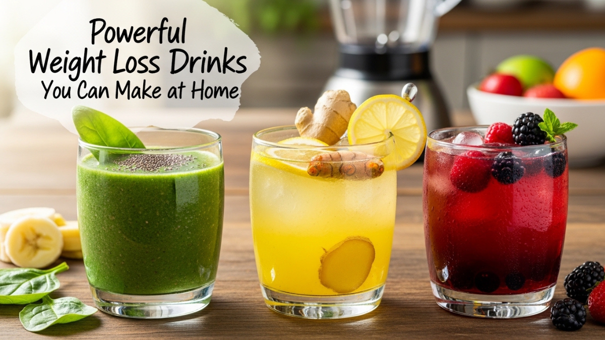 5 Powerful Weight Loss Drinks You Can Make at Home