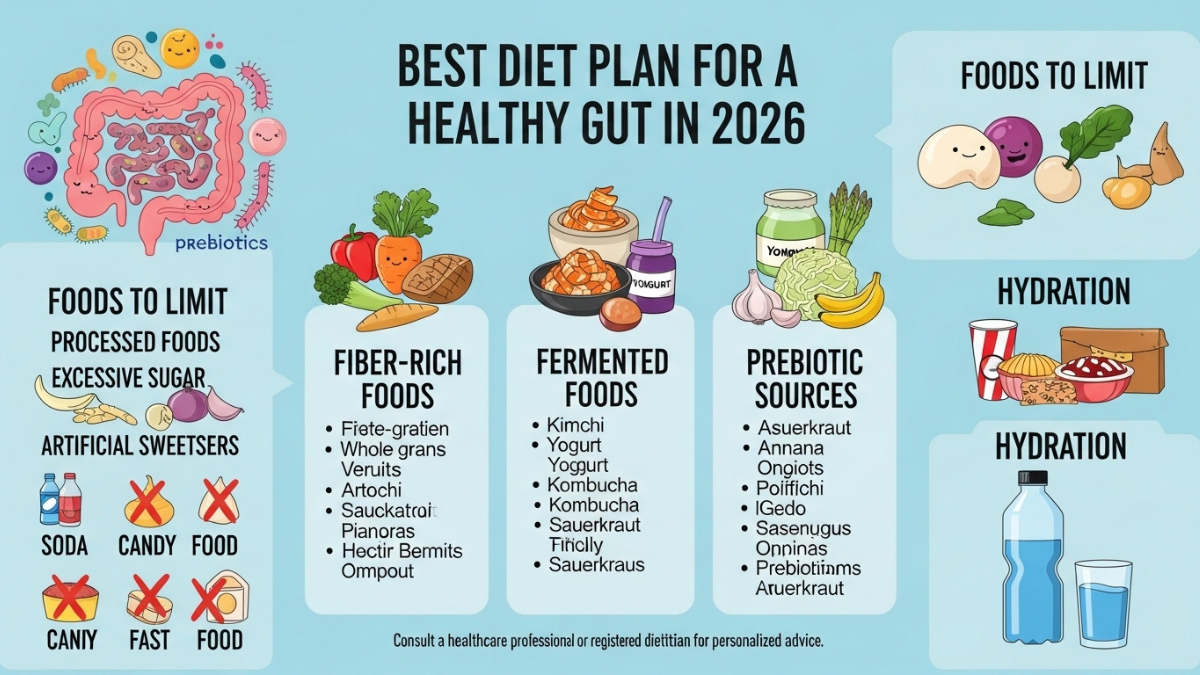 Best Diet Plan for a Healthy Gut in 2026
