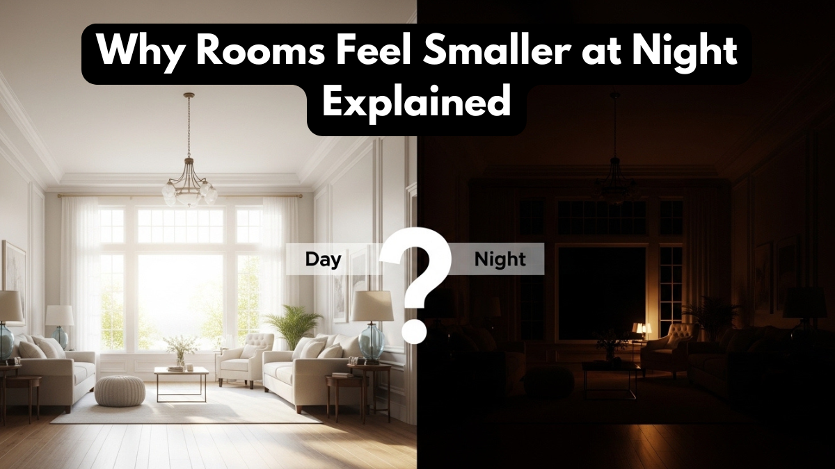 Why Rooms Feel Smaller at Night Explained